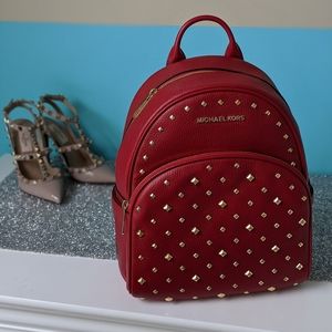 Michael Kors Studded backpack Red